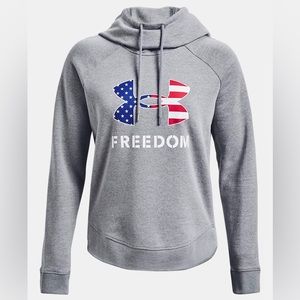 Under Armour Freedom Fav Logo Sweatshirt Size XS, S, M, L & XL NWT